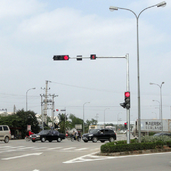 Cột đèn tín hiệu giao thông HD02 – cột đèn giao thông chất lượng